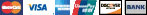 Image of credit cards accepted by PayPal