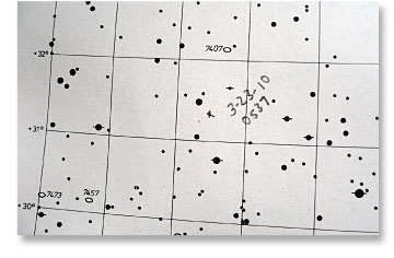 Discovery star chart