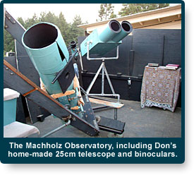 The Machholz Observatory