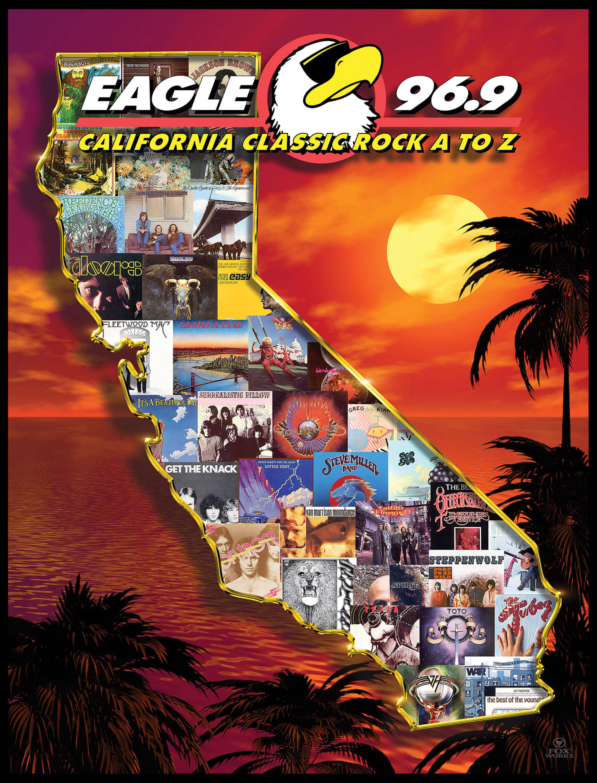 KSEG The Eagle's California Classic Rock A to Z